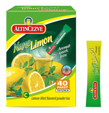 Tek Kullanımlık Nane Limon Toz İçecek