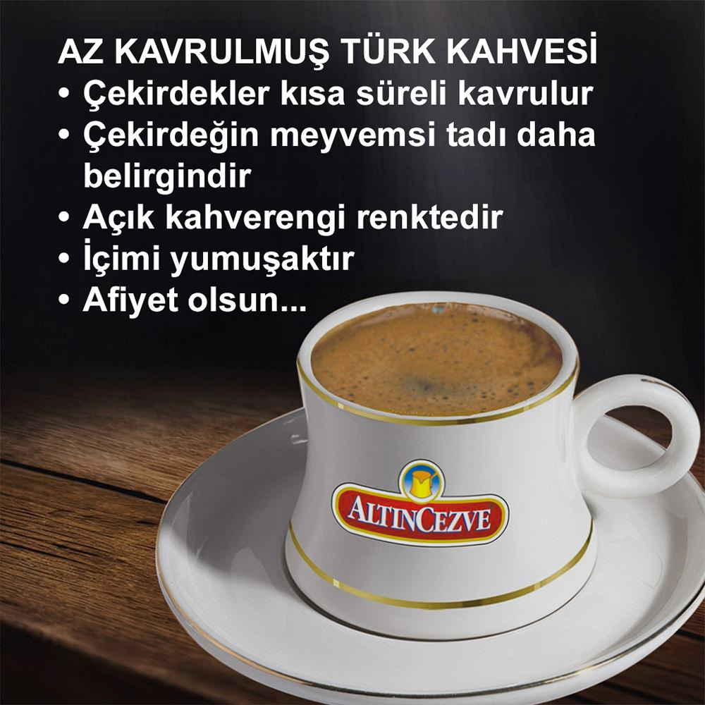 Günlük Taze Çekilmiş Türk Kahvesi Az Kavrulmuş - Görsel 4