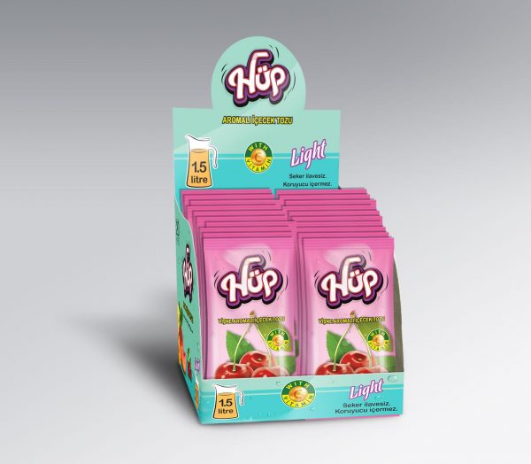 Hüp Vişne Aromalı İçecek Tozu-Soğuk