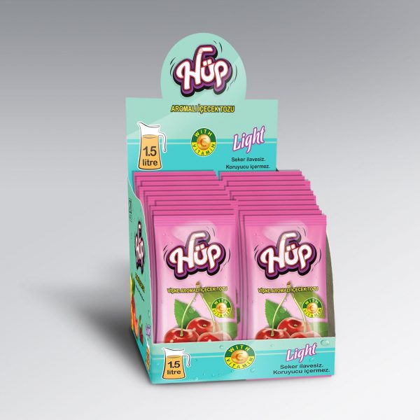 Hüp Vişne Aromalı İçecek Tozu-Soğuk