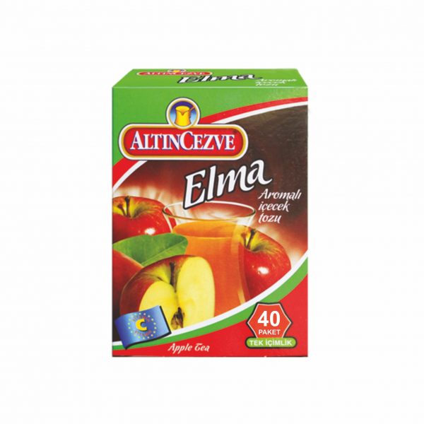Elma Tek İçimlik 40 Adet x 1,5 Gr İçecek Tozu