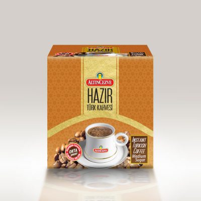 Hazır Türk Kahvesi Orta Şekerli Tek İçimlik | 20' li Paket - 3. görsel