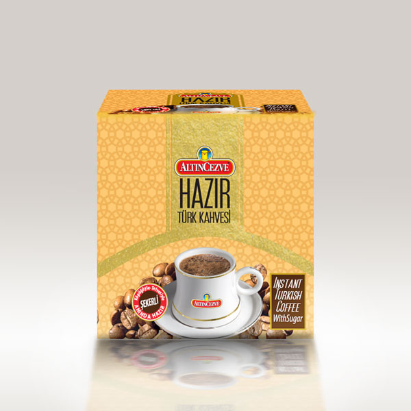 Altıncezve Hazır Türk Kahvesi Şekerli - Tek İçim - Tek Kullanımlık