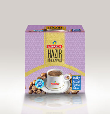 Altıncezve Hazır Türk Kahvesi Sütlü - Tek İçim - Tek Kullanımlık