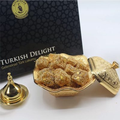 Kadayıflı Antep Fıstıklı Lokum 200 Gr