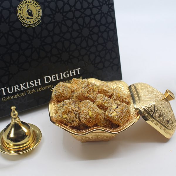 Orhan Efendi Kadayıflı Antep Fıstıklı Lokum 400 Gr