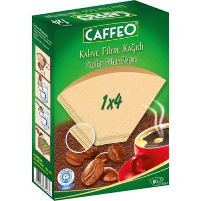 Caffeo Kahve Filtre Kağıdı 1/4 80 Adet