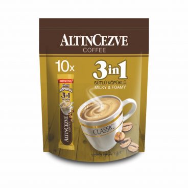 Altıncezve 3ü1 Arada Sütlü Köpüklü 10' lu Paket (Tek İçimlik) 16 Gr x 10 Adet