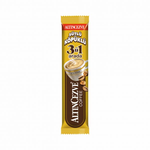 Altıncezve 3ü1 Arada Sütlü Köpüklü 10' lu Paket (Tek İçimlik) 16 Gr x 10 Adet - Görsel 2