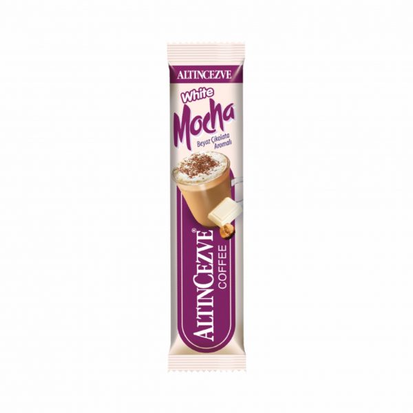 Altıncezve 3ü1 Arada White Mocha Beyaz Çikolata Aromalı 40' lı Paket | Tek İçimlik -17 Gr x 40 Adet - Görsel 2