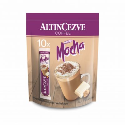 Altıncezve 3ü1 Arada White Mocha Beyaz Çikolata Aromalı 10' lu Paket-17gr x10 Adet