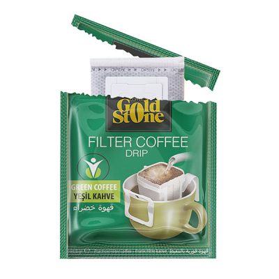 yeşil filtre kahve gold stone