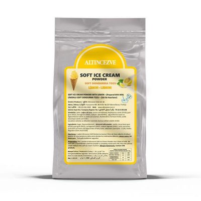 Soft Dondurma Tozu - Limonlu 1300 Gr - 5L (SÜT)
