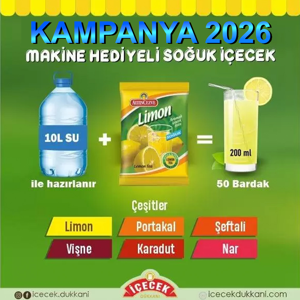 Samixir M10 Limonata Makinesi (10 lt) Hediyeli Kampanya - Görsel 2