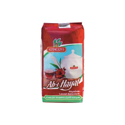 Ab-ı Hayat Bamya Çiçekli Siyah Dökme Çay 1 Kg