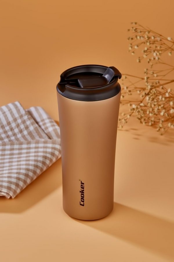 Cooker Paslanmaz Çelik Bardak Termos 400 ml - Görsel 2