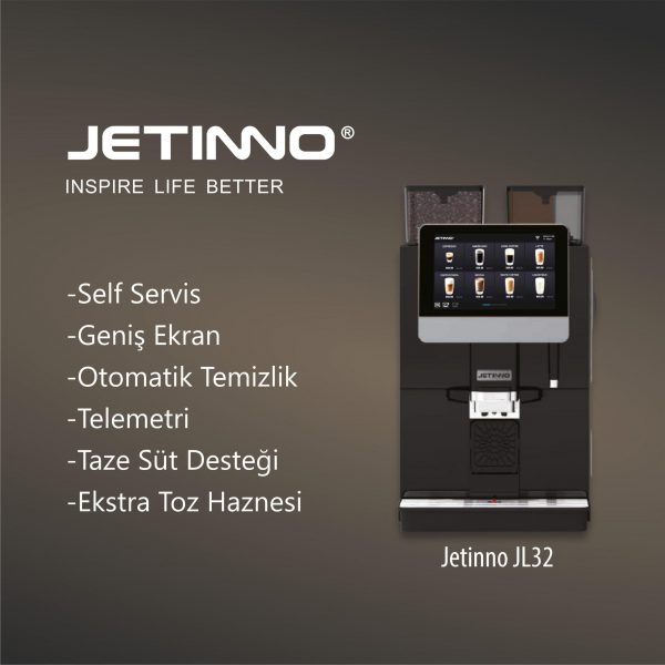 Jetinno Tam Otomatik Kahve Makinesi JL32A - Görsel 4