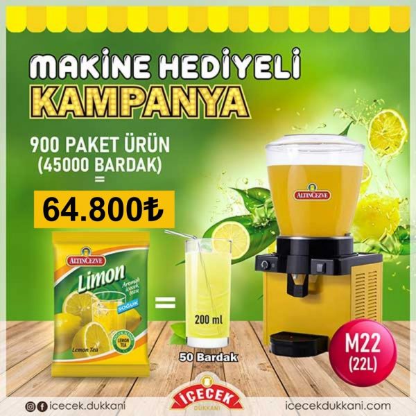 Samixir M22 (22lt) Makine Hediyeli Kampanya