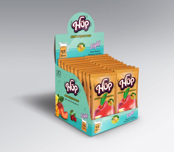 Hüp Şeftali Aromalı İçecek Tozu-Soğuk 1,5 lt x 20 Adet