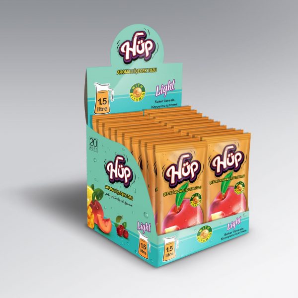 Hüp Şeftali Aromalı İçecek Tozu-Soğuk 1,5 lt x 20 Adet
