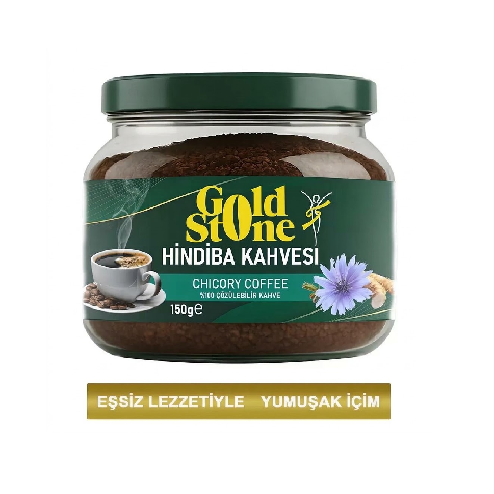 Gold Stone Hindiba Kahvesi 1 Aylık (60 Kullanım) Net 150gr
