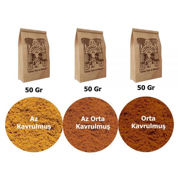 Altıncezve Günlük Taze Çekilmiş  Türk Kahvesi Tanışma Paketi 3x50 Gr