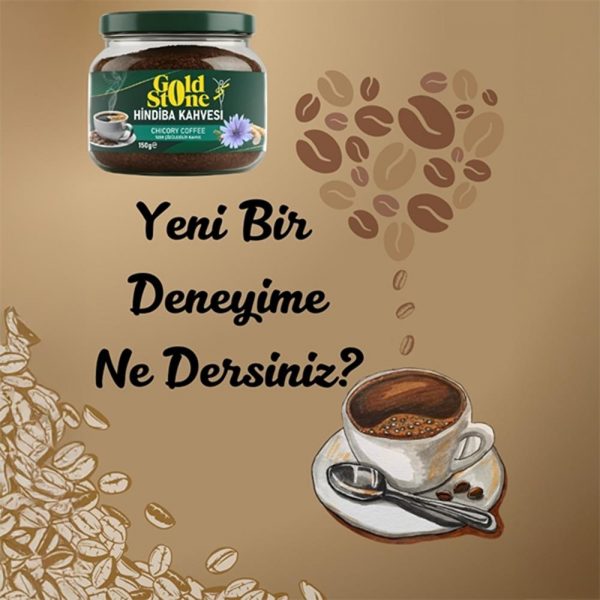 Gold Stone Hindiba Kahvesi 1 Aylık (60 Kullanım) Net 150gr - Görsel 4