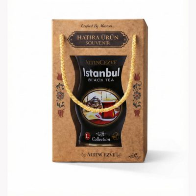 Altıncezve İstanbul Hatıra Siyah Çay – Teneke Ambalajlı Hediye Kraft Kutu