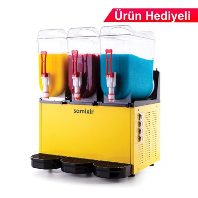 Samixir Triple Slush Buzlaş Dispenseri 12+12+12 lt
