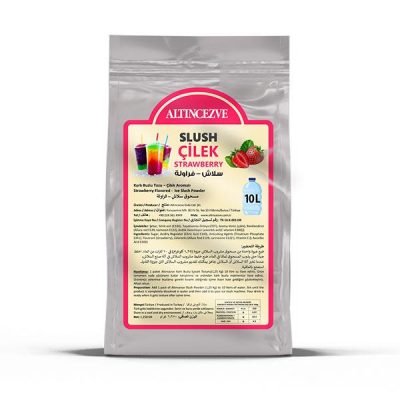 Ice Slush Karlı Buzlu Karlama Tozu | Çilek 1.250 Gr - 10 L